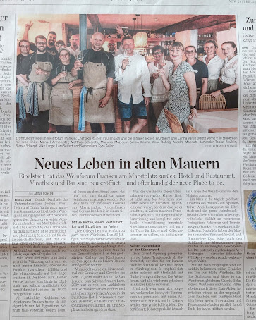 Mainpost Artikel: Neues Leben in alten Mauern – Wiedereröffnung Weinforum Franken