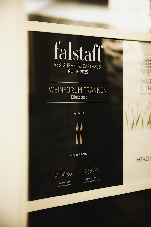 Falstaff-Auszeichnung für das Weinforum Franken – renommierte Empfehlung für Genießer