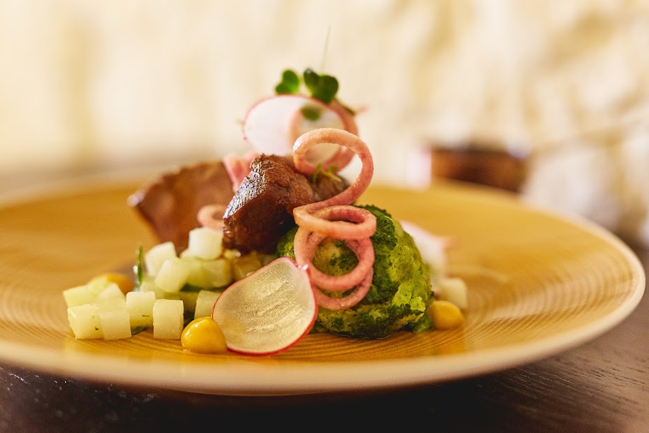 Gourmet-Gericht aus der Küche des Restaurant Weinforum Franken